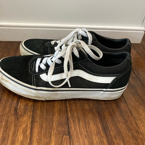Vans Classic Black & White Old Skool Sneakers, women’s 8.5 - Picture 5 of 9
